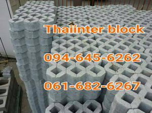 Thaiinter Block  เป็นโรงงานผลิตและจำหน่าย บล็อกตัวหนอน บล็อกปูสนามหญ้า บล๋็อกหกเหลี่ยม